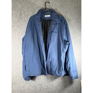 Hill City Mens Blue Full Zip Lightweight Jacket Size XL Windbreaker Breathable